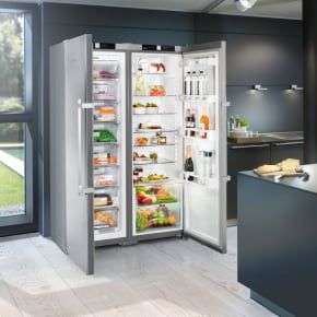 side-by-side холодильник либхер